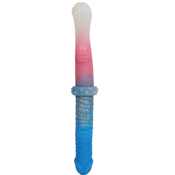 11 Inch Colorful Silicone Lesbian Double Dildo