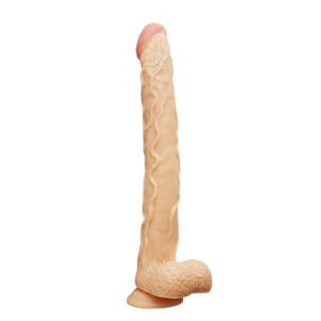 15 Inch Flesh Realistic Anal Extra Long Dildo