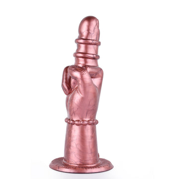 Middle Finger Dildo 8 Inch Silicone Hand Fist