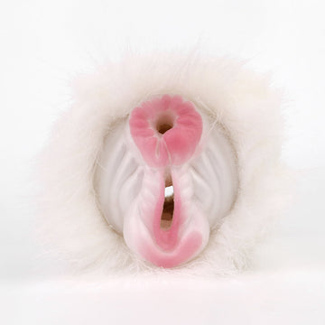 White Plush Fantasy Animal Horse Pocket Pussy