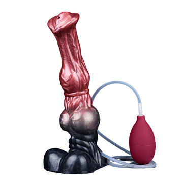 10 Inch Double Knot Horse Squirting Dildo