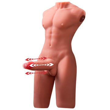 Electric Realistic Thrusting Male Torso Dildo