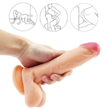 7 Inch Flesh-Colored Small Realistic Dildo