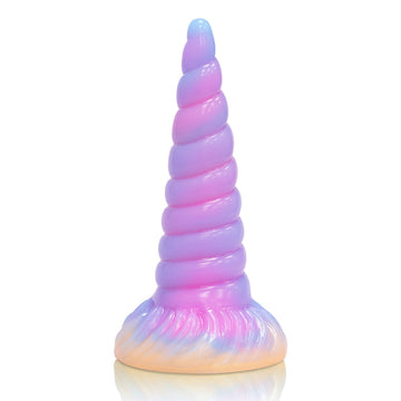 7 Inch Silicone Unicorn Glow In The Dark Dildo