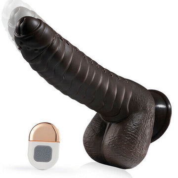 8 Inch Brown Monster Thrusting Dildo