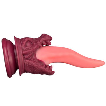 Silicone Alien Dragon Tongue Fantasy Dildo