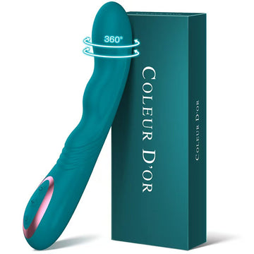 Blue Waterproof Rotating G Spot Vibrator