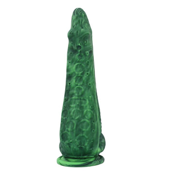 Green Silicone Fantasy Monster Tentacle Dildo