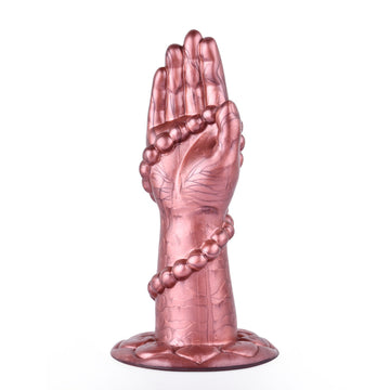 6 Inch Silicone Buddha Bead Hand Butt Plug
