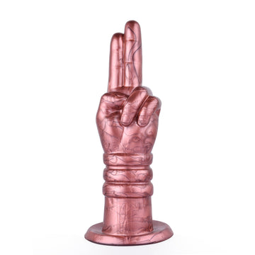 7 Inch Two Finger Silicone Butt Plug