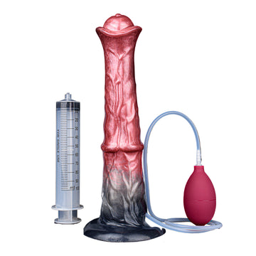 11 Inch Long Big Animal Horse Squirt Dildo