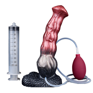 9 Inch Red Strong Horse Ejaculating Dildo