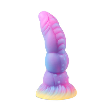 7 Inch Textured Light Up Dragon Dildo