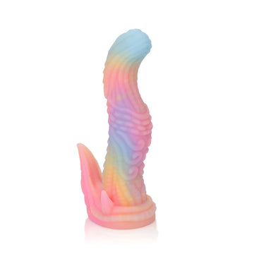 Rainbow Luminous Anal Alien Dragon Dildo