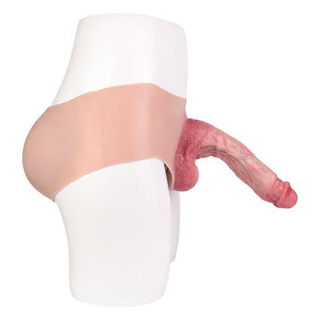 9 Inch Large Realistic Hollow Dildo Panties