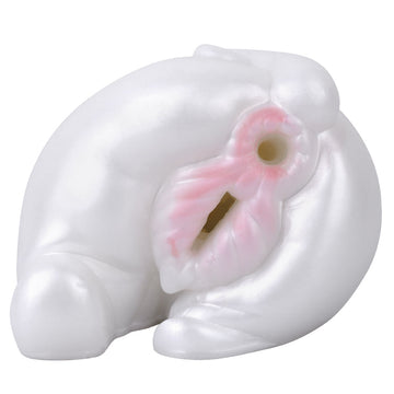 White Pig Silicone Fantasy Vibrating Pocket Pussy