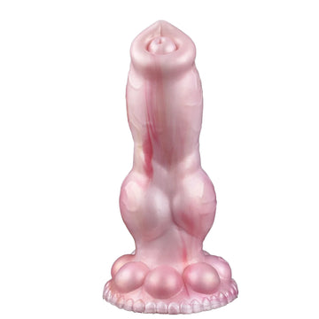 8 Inch Bulldog Silicone Knot Inflatable Dildo