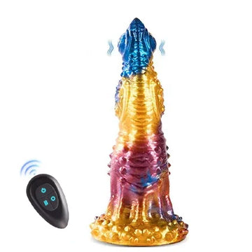 Remote Control Colorful Phoenix Vibrating Dildo
