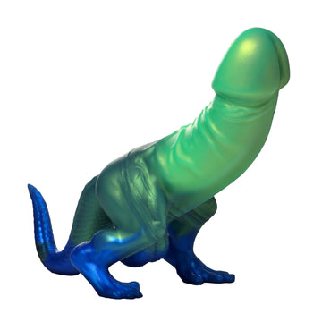 Jurassic Cock 10 Inch Green Dinosaur Dildo