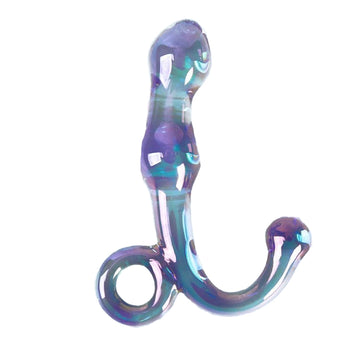 5 Inch Colorful Beaded Glass Dildo