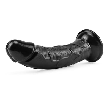 6 Inch Curved Black Small Dildo