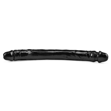 15 Inch Long Black Realistic Double Dildo