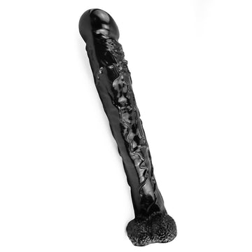 16 Inch Extra Long Black Realistic Huge Dildo