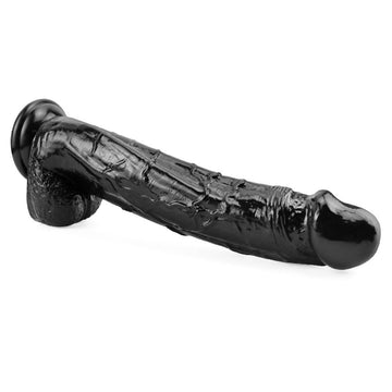 12 Inch Realistic Big Black Dildo