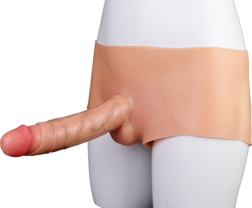 7 Inch Silicone Realistic Dildo Panties