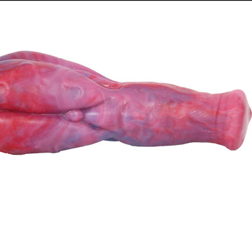 Red Animal Horse Double Knot Dildo
