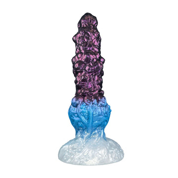 9 Inch Purple Blue Monster Dildo