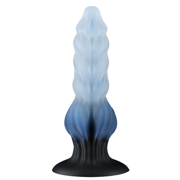 Fantasy Ice Wolf Silicone Textured Dildo