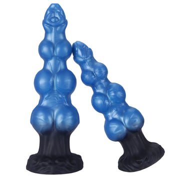 3 Knot Fantasy Silicone Dog Dildo