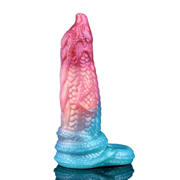 7 Inch Silicone Dragon Shaped Penis Sleeve