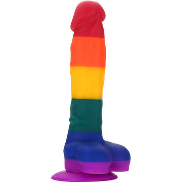 Three Sizes Silicone Realistic Rainbow Dildo