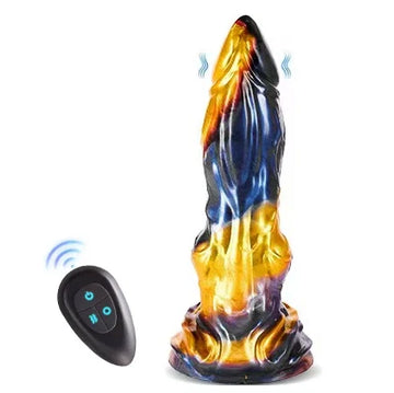 9 Inch Bullet Remote Control Vibrating Dildo