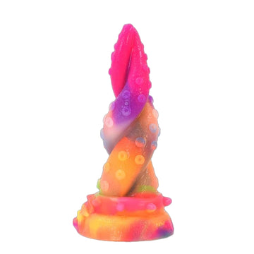 Rainbow Glow In The Dark Tentacle Dildo