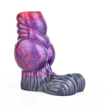 Purple Monster Knot Silicone Penis Sleeve