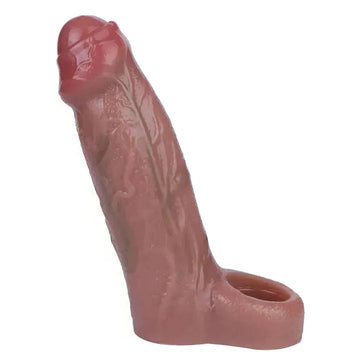 6 Inch Realistic Cock Foreskin Penis Sleeve
