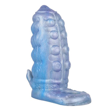 5 Inch Blue Fat Tentacle Penis Sleeve