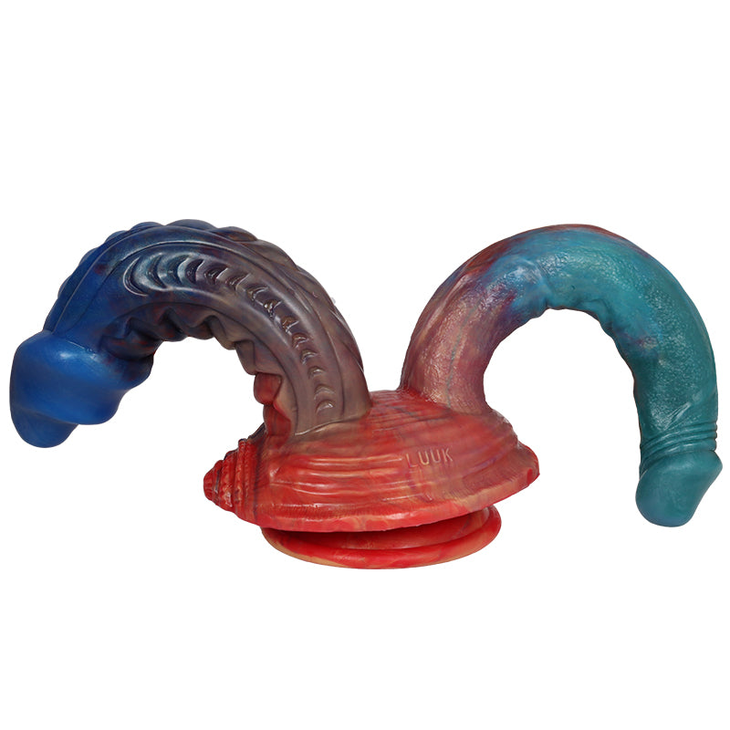 9 Inch Monster Fantasy Double Penetration Dildo