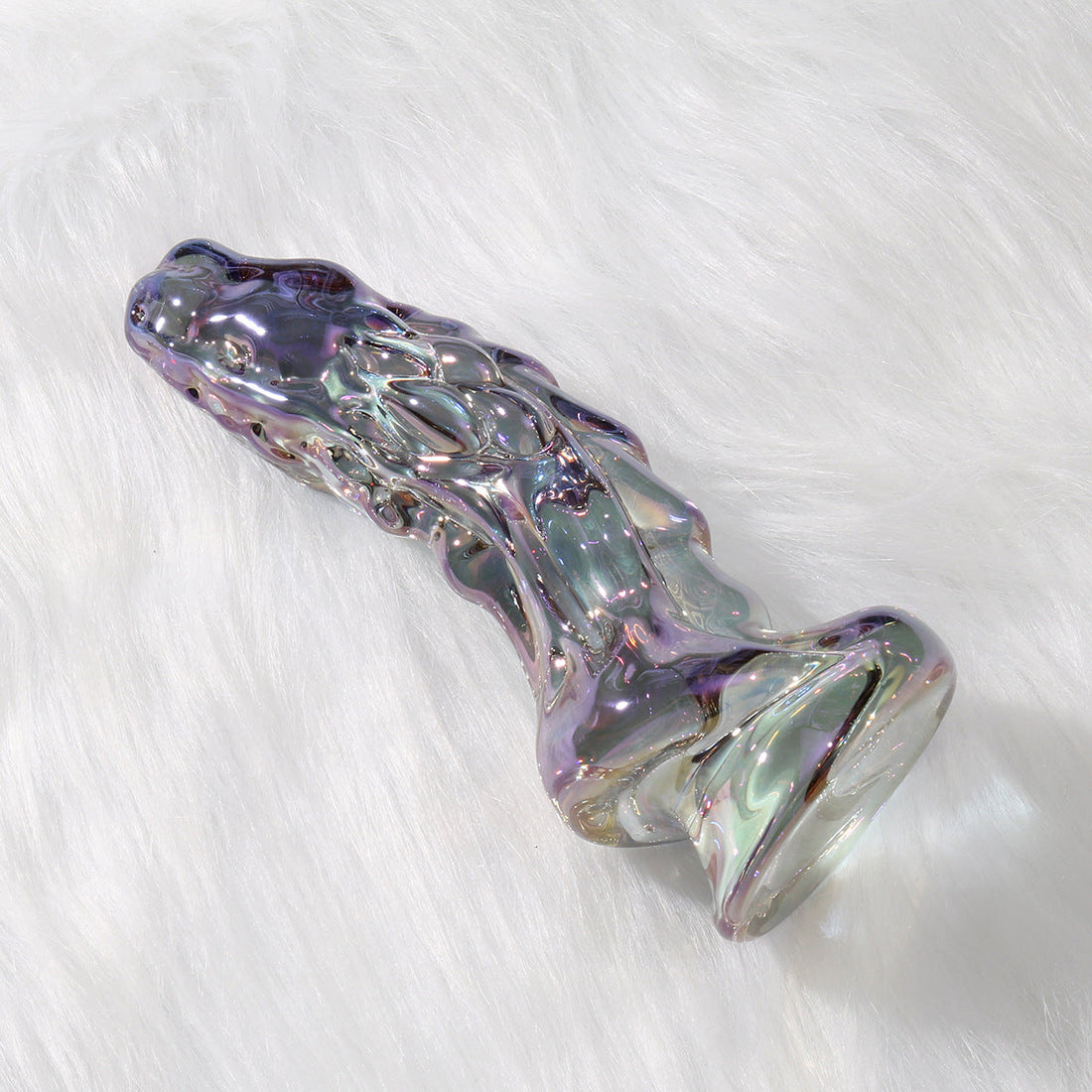 6.3 Inch Clear Glass Dragon Dildo