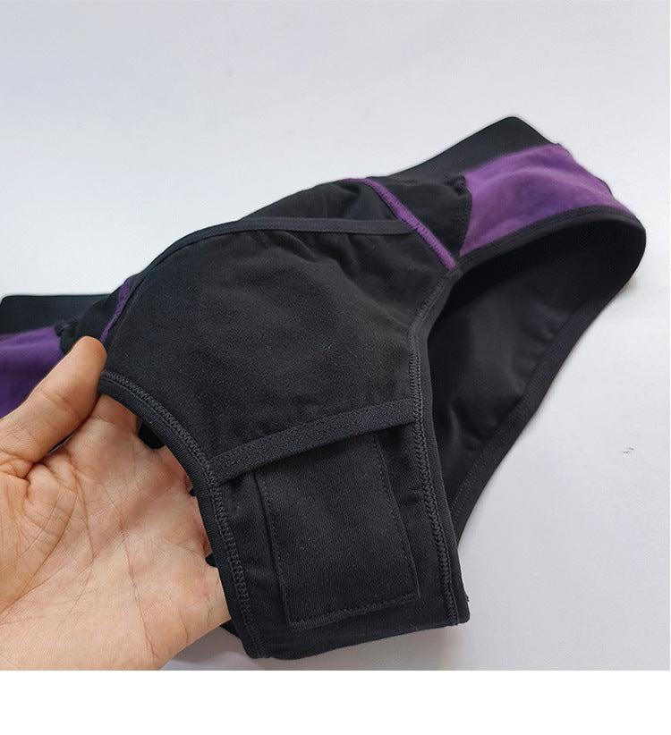 Black purple Combination Easy To Wear Strap On Harness