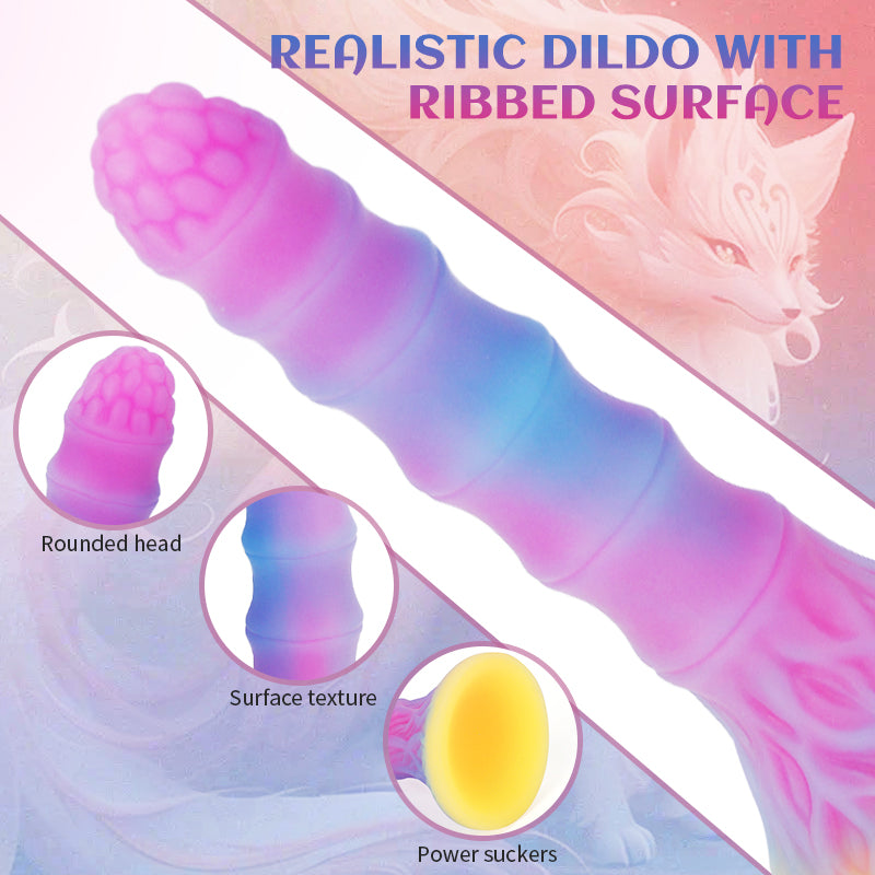 9 Inch Curved Bamboo Anal Dildo