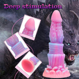 画像をギャラリー ビューアにロード Monster Glow In The Dark Anal Dildo