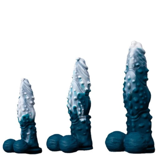 12 Inch Huge Silicone Ice Dragon Dildo-Multiple sizes