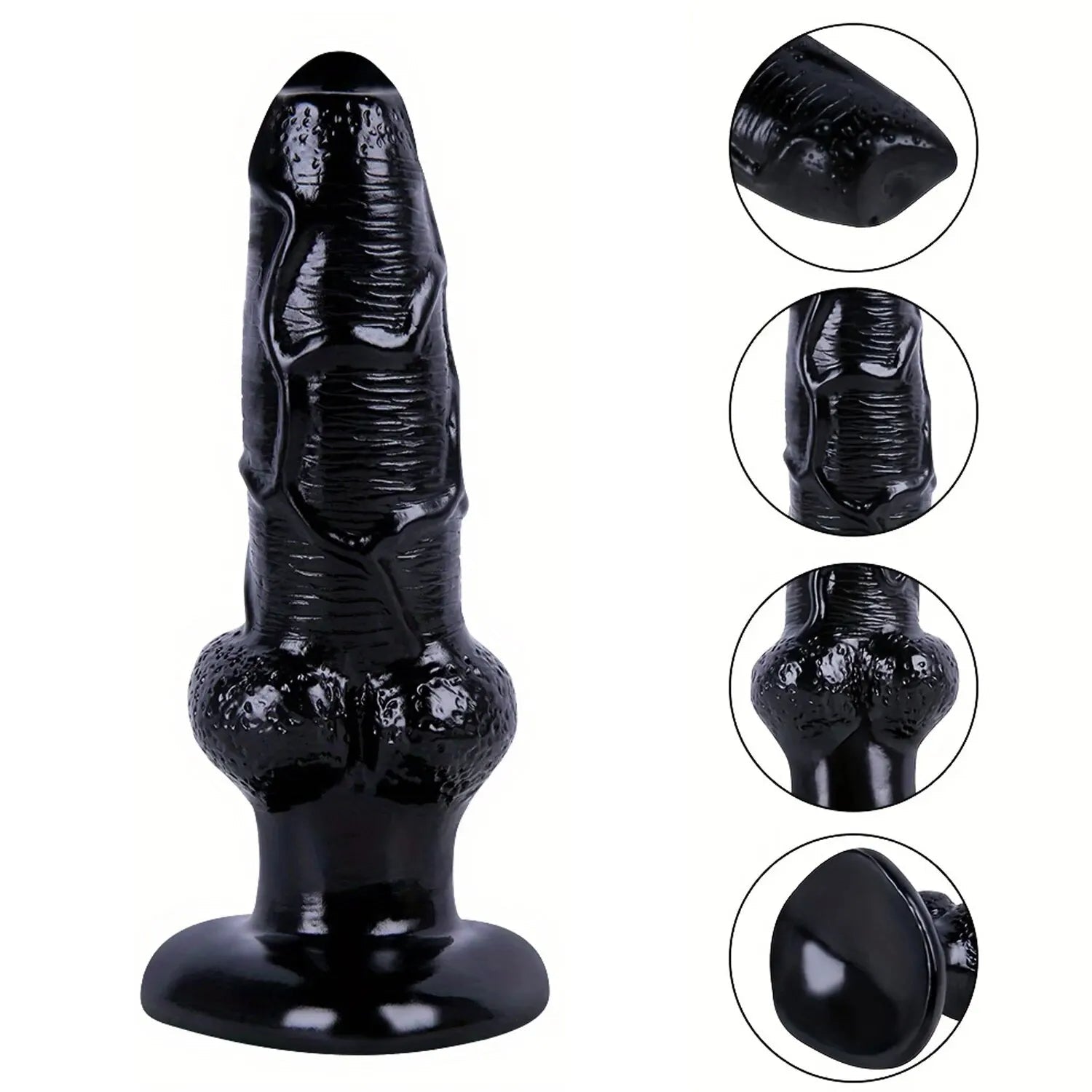 8 Inch Wolf G spot Big Knot Dildo