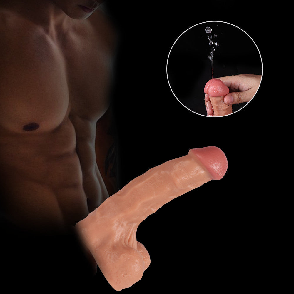 7 Inch Realistic Silicone Penis Cum Dildo