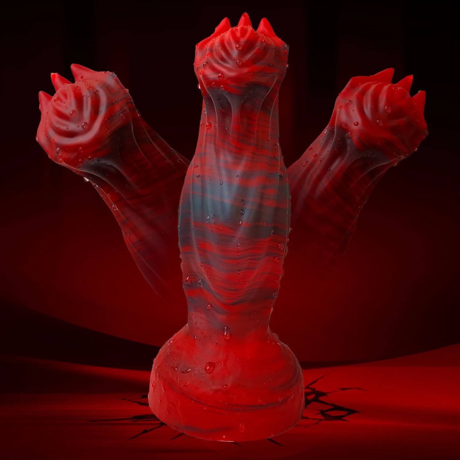 8 Inch Red Strong Suction Cup Dragon Dildo