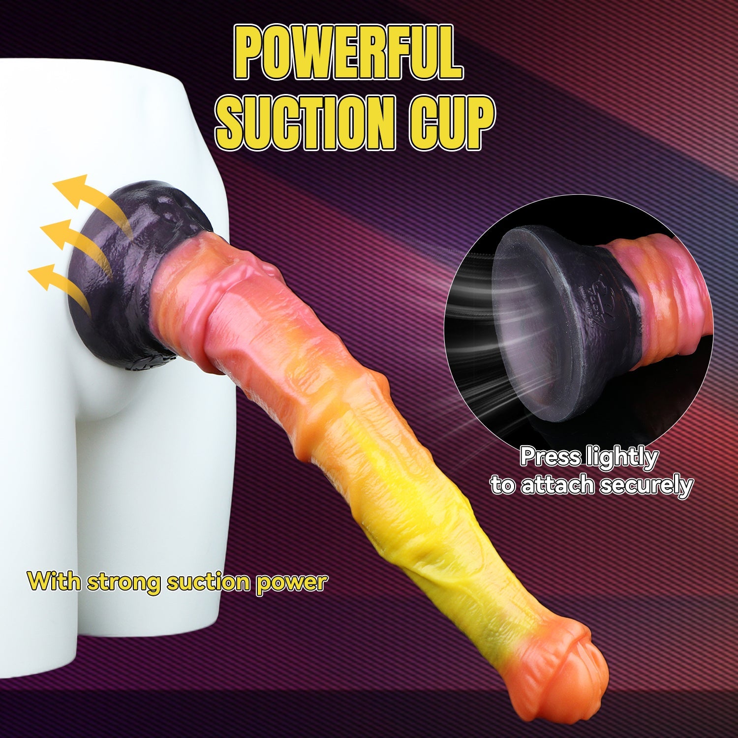 Dual Density Large Realistic Horse Penis Dildo